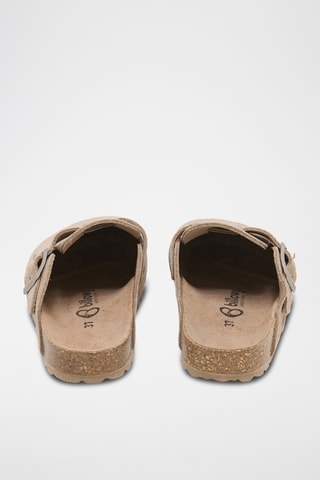 Sabots en nubuck Zueco - Taupe