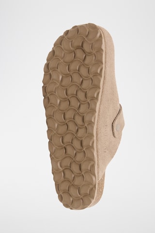 Sabots en nubuck Zueco - Taupe