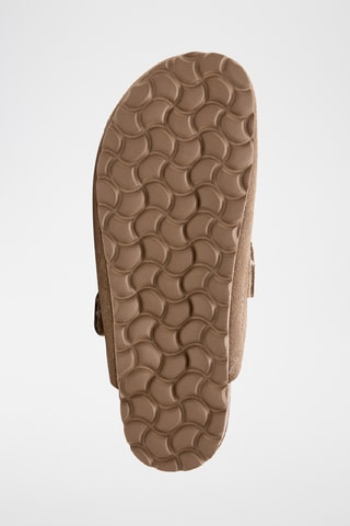 Sabots en nubuck - Marron