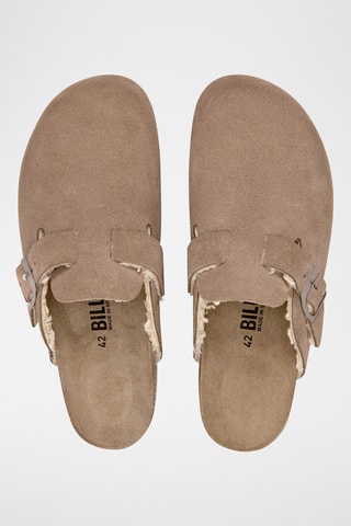 Sabots en nubuck - Marron