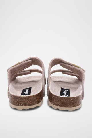 Mules - Taupe chiné