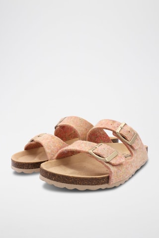 Mules - Saumon chiné