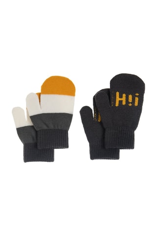 2 paires de moufles Noir