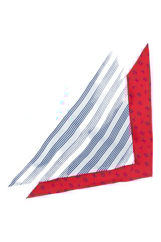 2 bandanas - Rouge et blanc