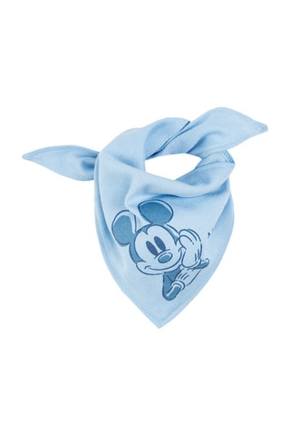 2 foulards Mickey Disney Ciel et blanc