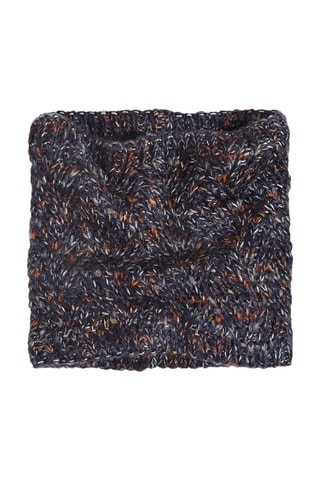 Snood Bleu marine et orange