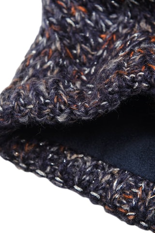 Snood Bleu marine et orange