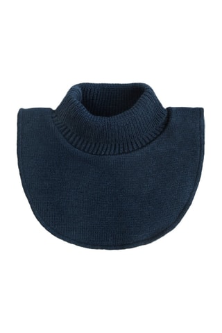 Col plastron - Bleu marine