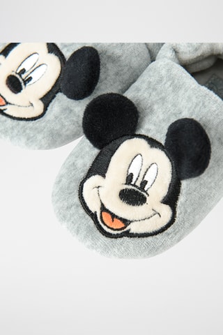 Chaussons Mickey Disney - Gris clair chiné