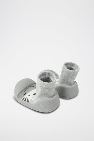 Chaussons-chaussettes - Gris