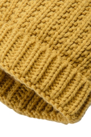 Bonnet à pompons Jaune