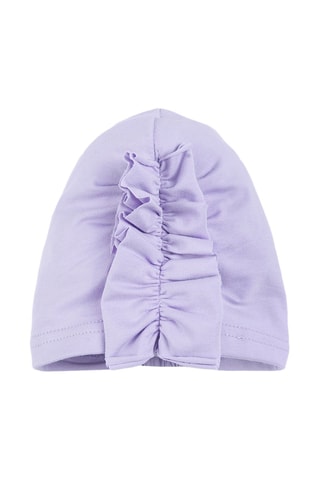 Bonnet et bandana Mauve