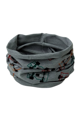 Bonnet et snood - Gris clair chiné