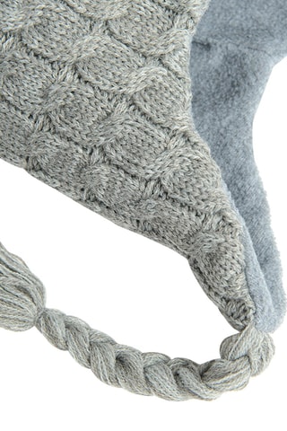 Bonnet aviateur - Gris chiné