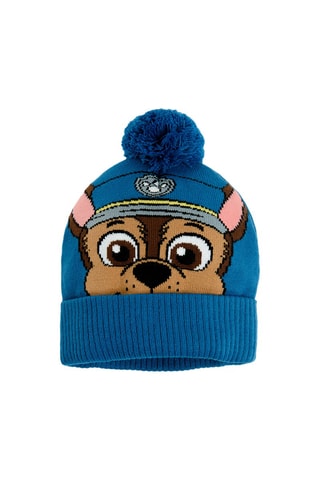 Bonnet à pompon Chase Pat’ Patrouille - Bleu pétrole