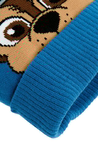 Bonnet à pompon Chase Pat’ Patrouille - Bleu pétrole