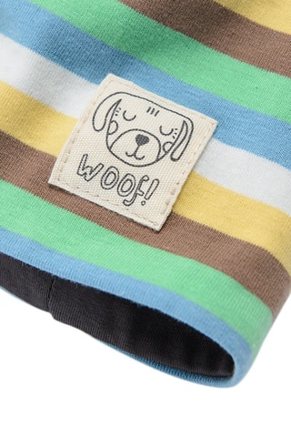 Bonnet réversible - Jaune et noir