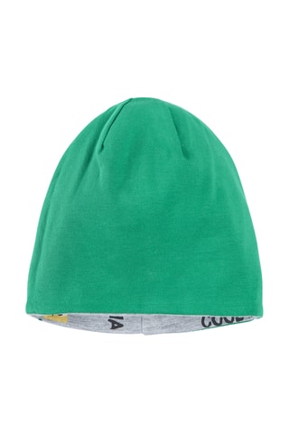 Bonnet réversible - Gris clair chiné