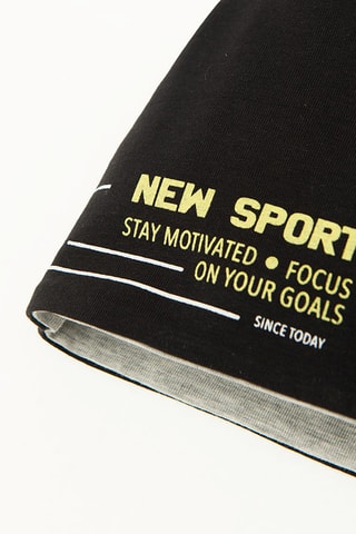 Bonnet réversible - Noir