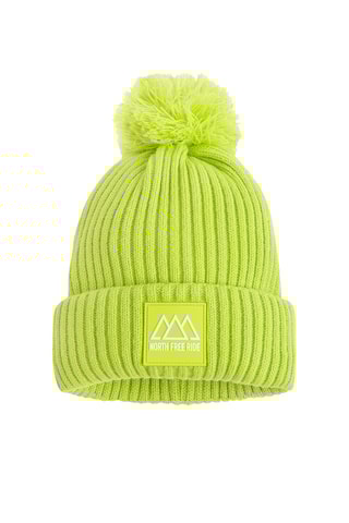 Bonnet à pompon - Vert clair