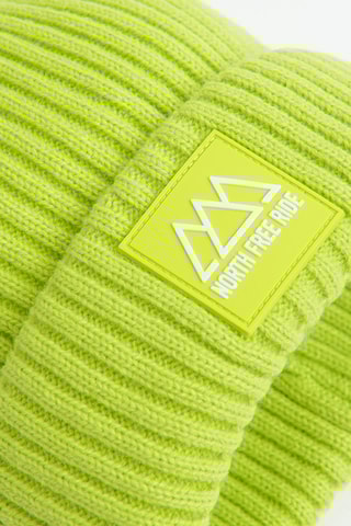 Bonnet à pompon - Vert clair