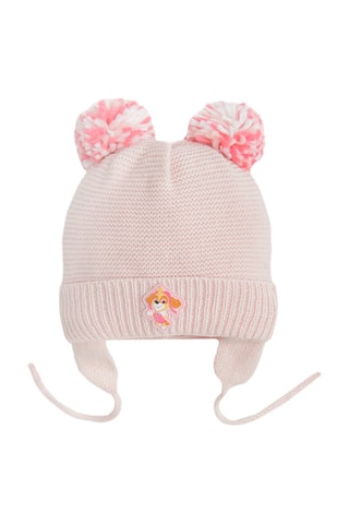 Bonnet à pompons Stella Pat’Patrouille - Rose