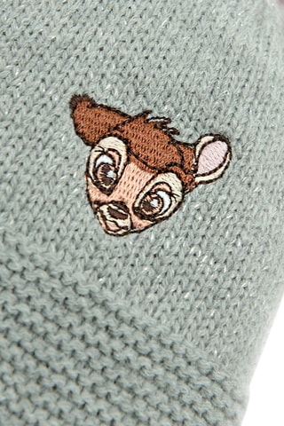 Bonnet aviateur à pompon Bambi Disney - Gris