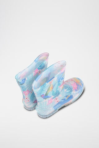 Bottes de pluie - Ciel et rose