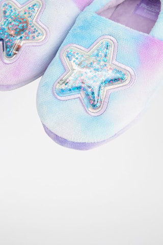 Pantoufles tie and dye - Rose poudré