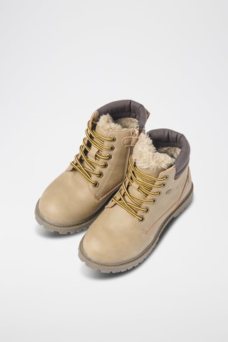 Boots fourrés Beige