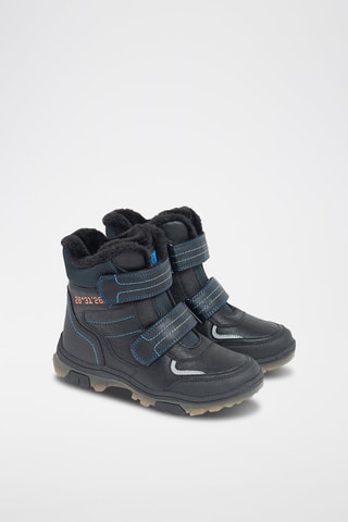 Boots fourrés Noir et bleu