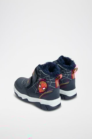 Boots fourrés Spider-Man Avengers Marvel - Bleu marine