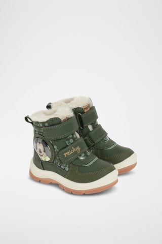 Boots fourrés Mickey Disney - Kaki
