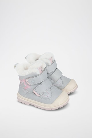 Bottines fourrées - Gris clair