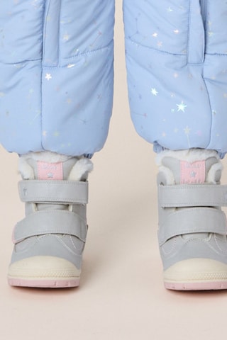 Bottines fourrées - Gris clair