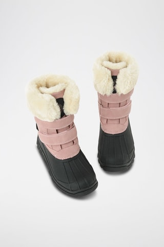 Bottines fourrées - Rose