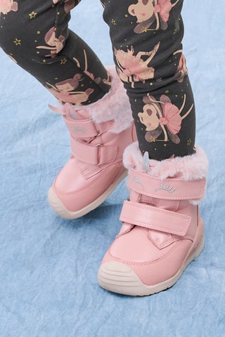 Bottines fourrées - Rose