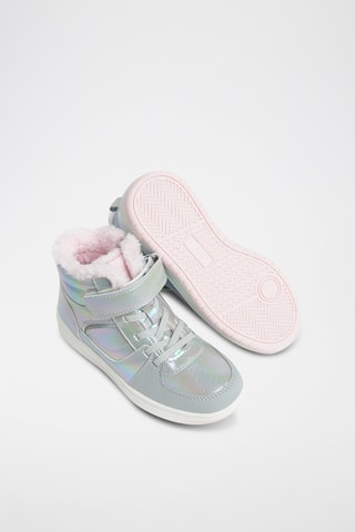 Baskets montantes fourrées - Gris