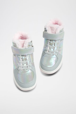 Baskets montantes fourrées - Gris
