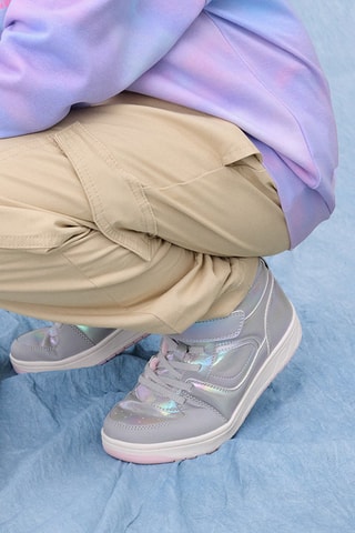 Baskets montantes fourrées - Gris