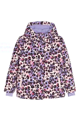 Veste de ski à capuche - Lilas et rose