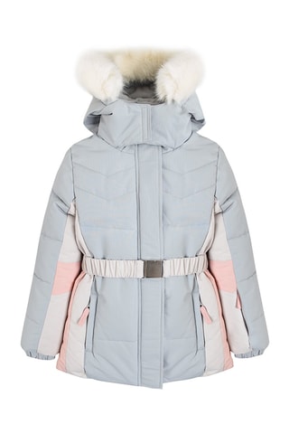 Veste de ski à capuche Gris