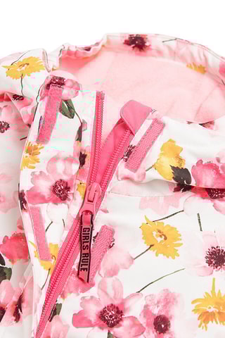 Veste de ski Fuchsia et jaune