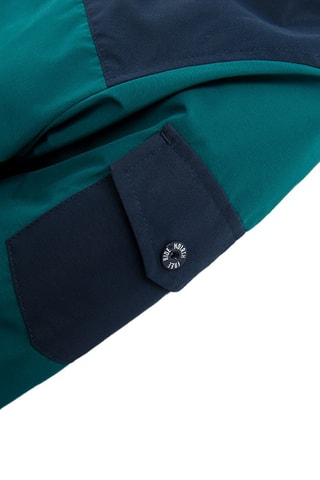 Veste de ski Vert foncé et orange