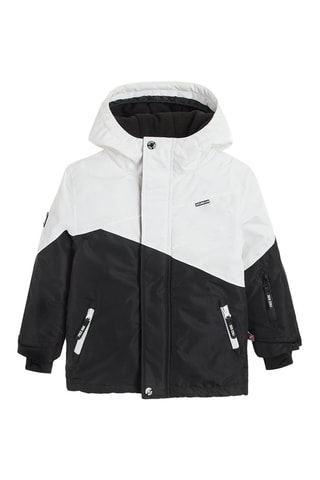 Veste de ski Blanc et noir