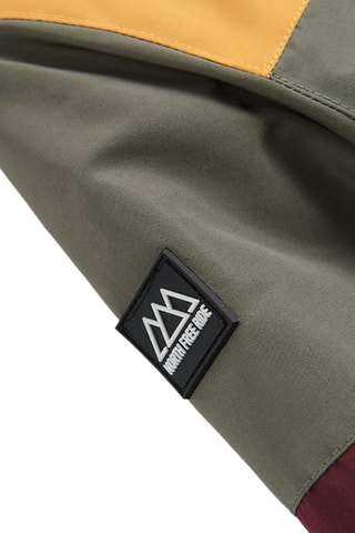 Veste de ski Moutarde et bordeaux