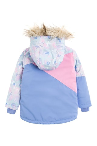Veste de ski Bleu cobalt et fuchsia