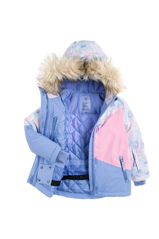 Veste de ski Bleu cobalt et fuchsia