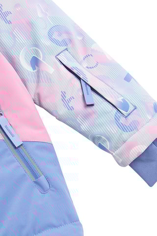 Veste de ski Bleu cobalt et fuchsia