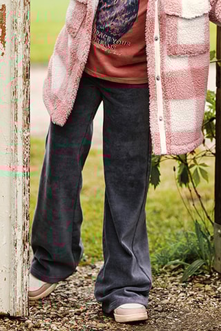 Pantalon en velours - Gris